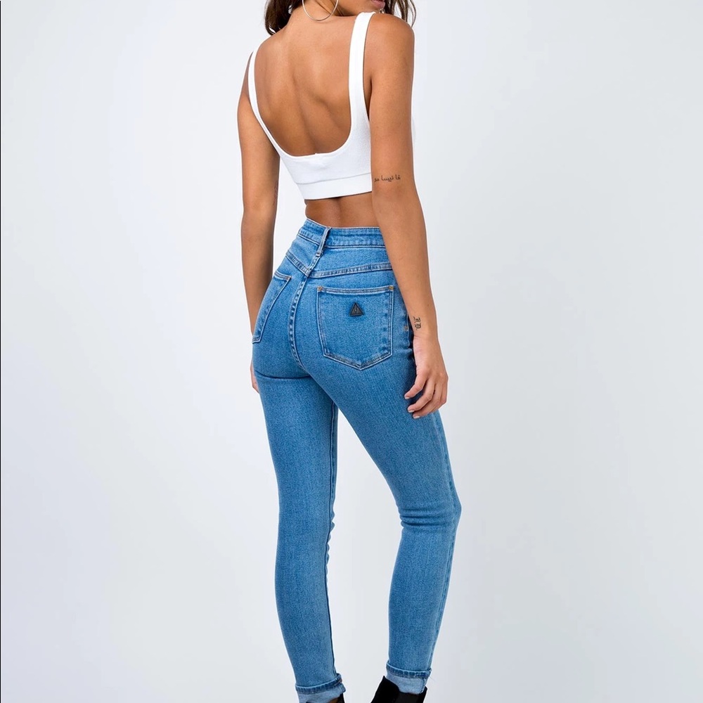 Abrand high skinny ankle basher